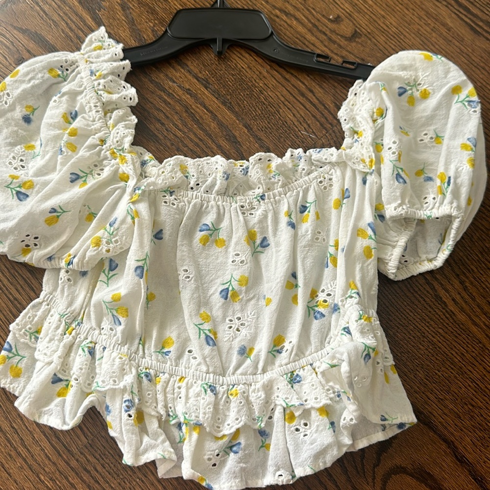 ZARA floral top